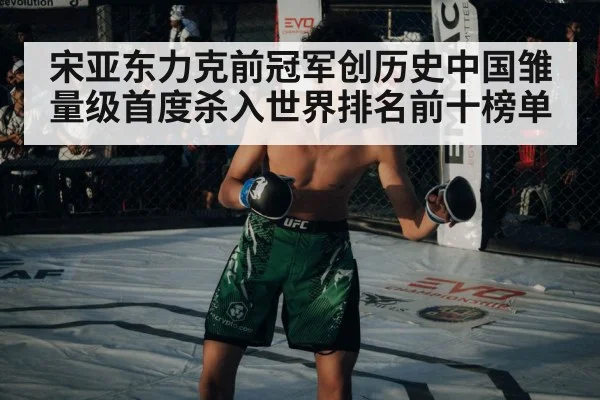 宋亚东力克前冠军创历史中国雏量级首度杀入世界排名前十榜单